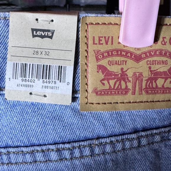 NWT Levi's Superlow Women's Jeans Table Talk Low Rise Straight 28 Regular - Picture 8 of 10
